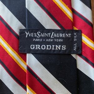 Yves Saint Laurent Vintage Silk Tie